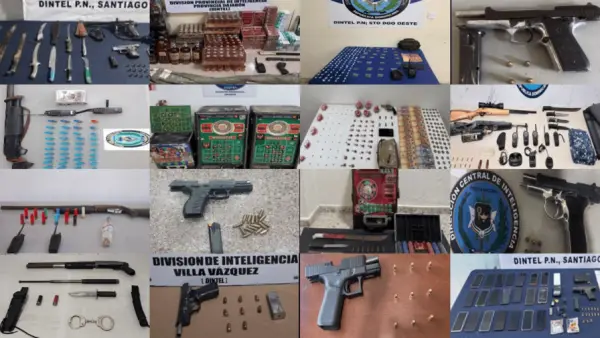 La PN arresta a 287 personas y ocupa drogas, dinero y armas