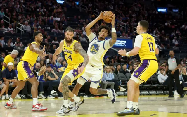 Dominicano Lendeborg lidera a Warriors en triunfo ante Lakers