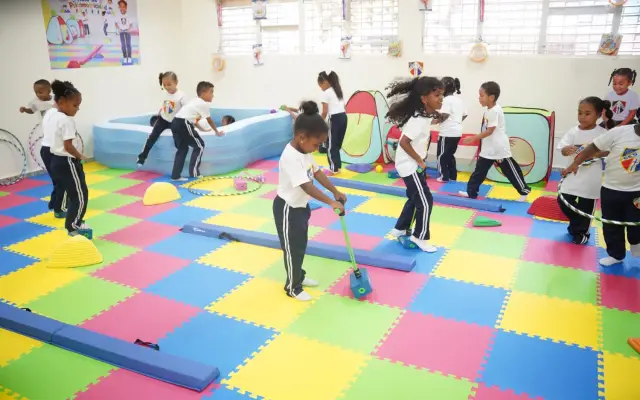 Inauguran aula psicomotricidad del nivel infantil en El Capotillo