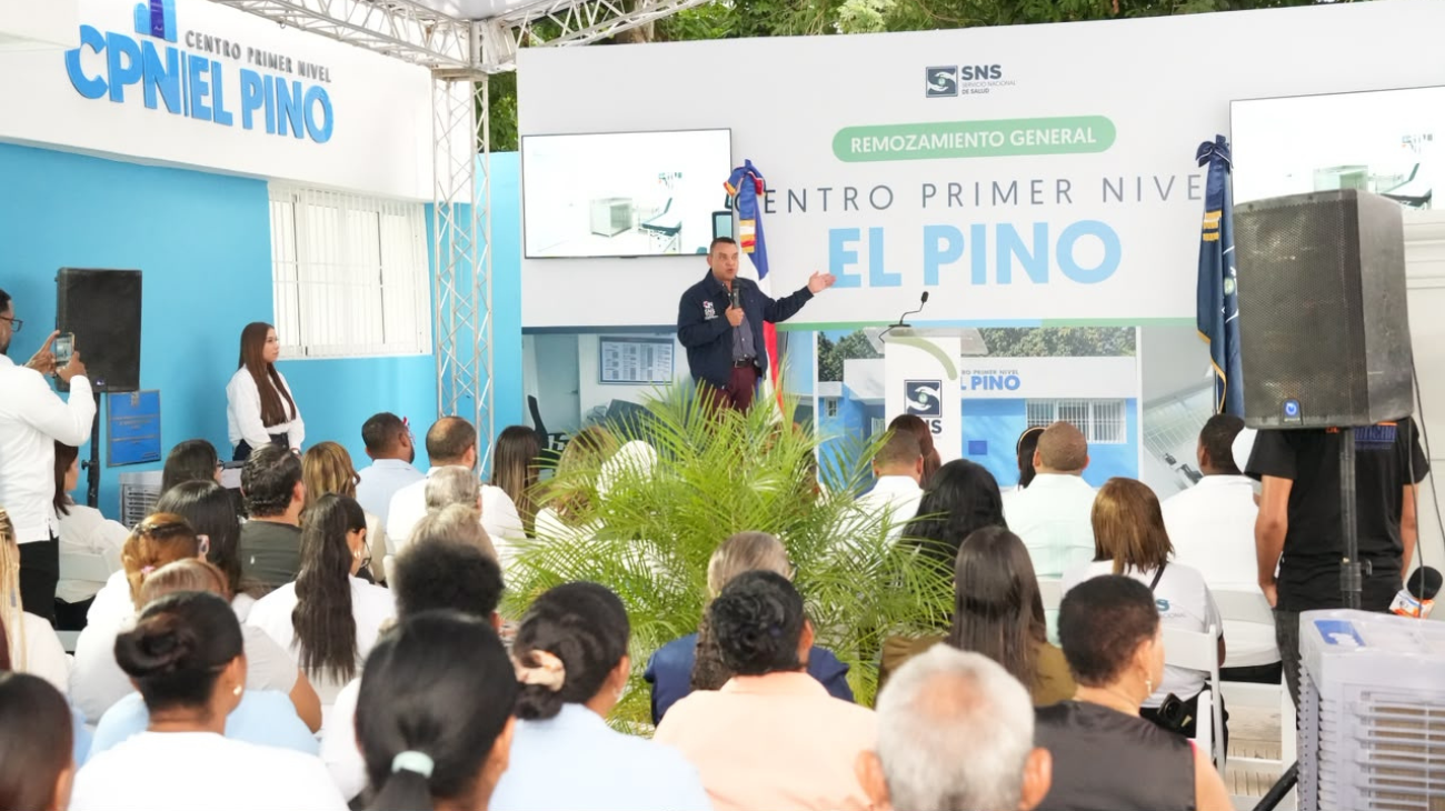 SNS entrega remozado CPN El Pino en La Vega con RD 10 millones