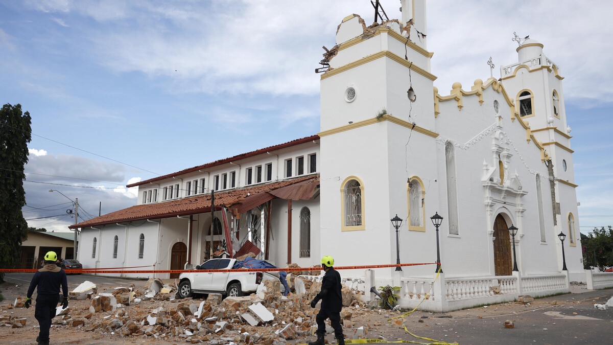 Terremoto de 7.7 sacude Panamá y colapsa edificios en Penonomé