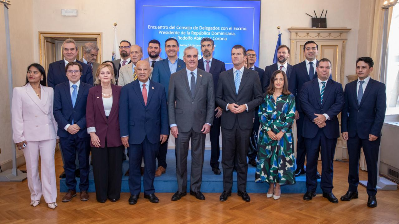 Abinader afianza cooperación con Italia y el IILA en visita a Roma
